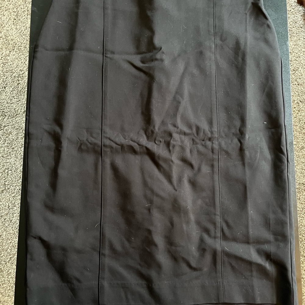 Van Heusen Black Pencil Skirt Elegant Fit